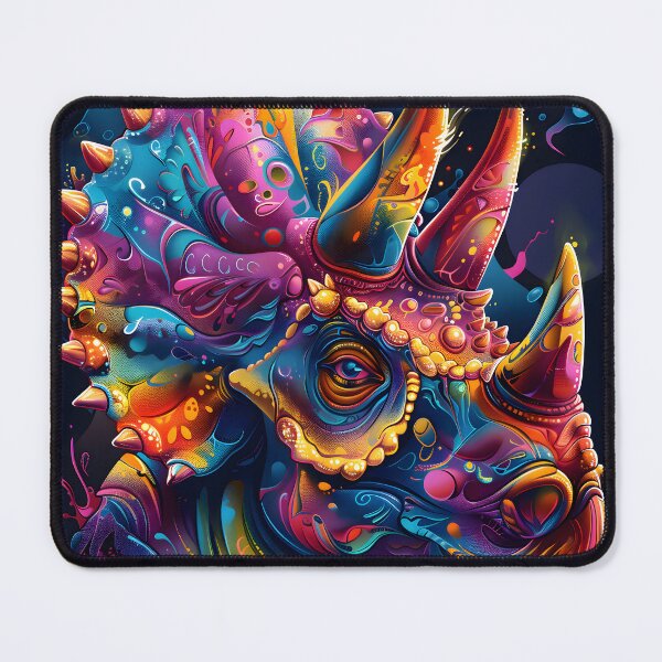 Item preview, Vibrant Triceratops designed and sold by AI-Only Creations.
