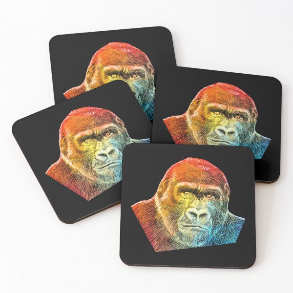 Item preview, Colorful Gorilla designed and sold by Ztudio.