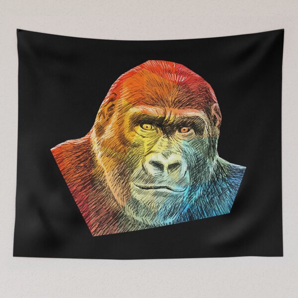 Item preview, Colorful Gorilla designed and sold by Ztudio.