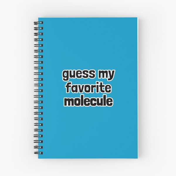 Item preview, Guess My Favorite Molecule - Plain, Blue Background designed and sold by Artsy-Chemist.