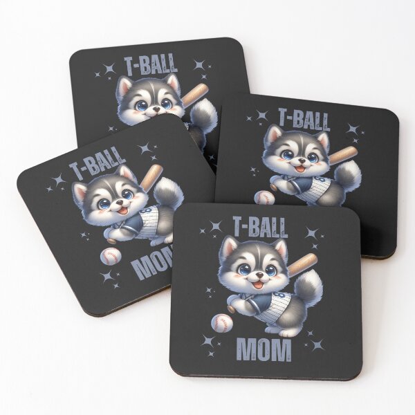 Item preview, Siberian Husky T-Ball Mom Design designed and sold by AlienOccupation.