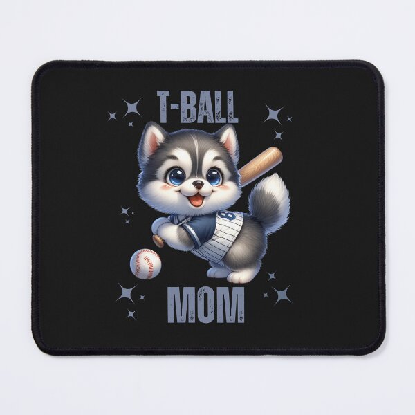 Item preview, Siberian Husky T-Ball Mom Design designed and sold by AlienOccupation.