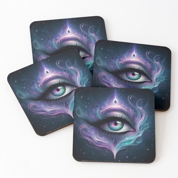 Item preview, Mystical Astral Eye Illustration designed and sold by Kiwiaroha.