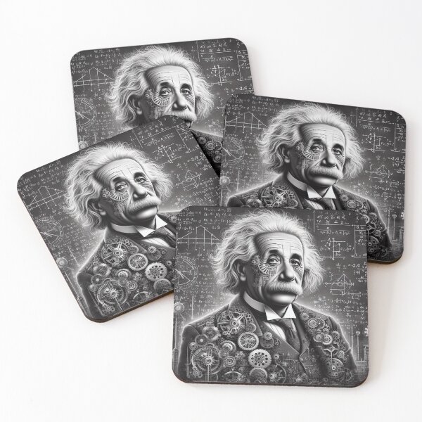 Item preview, Albert Einstein Steampunk  designed and sold by sevenmountains.