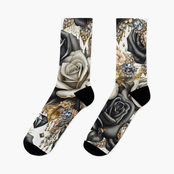 Item preview, Jewels With Black & Grey Roses designed and sold by DesignsByPrnces.