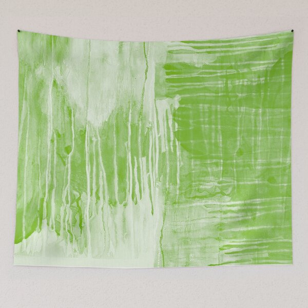 Item preview, Green And White Abstract designed and sold by Ruth Palmer.