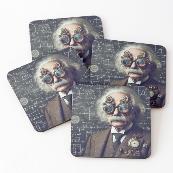 Item preview, Albert Einstein Steampunk designed and sold by sevenmountains.