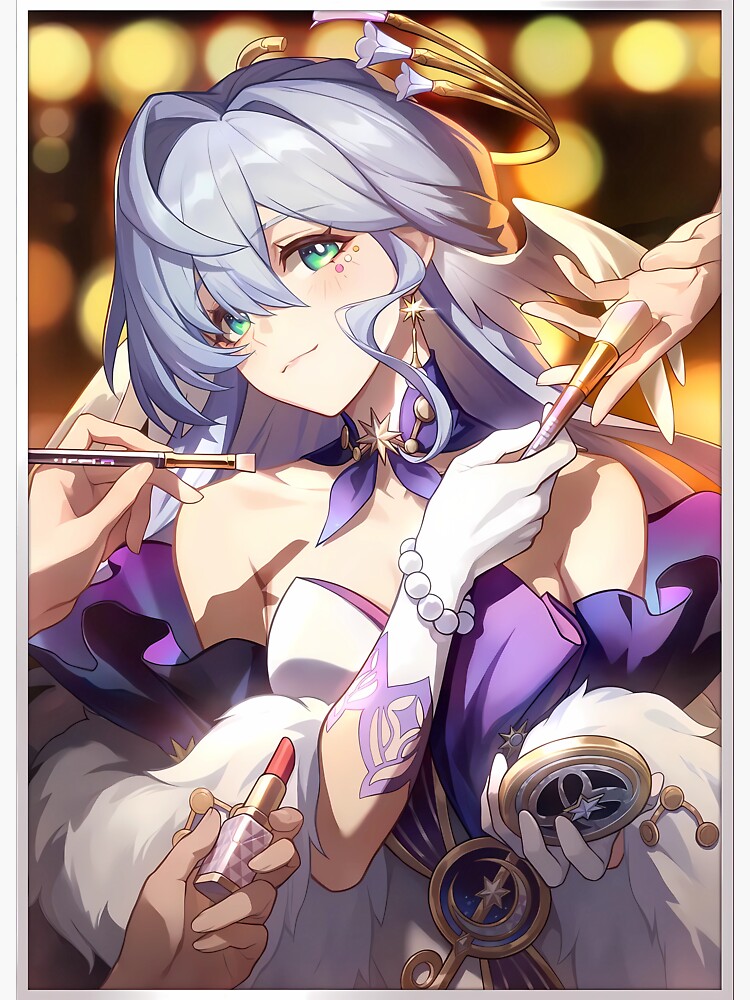 Flowing Nightglow • Robin • Honkai Star Rail Light Cone&quot; Sticker 