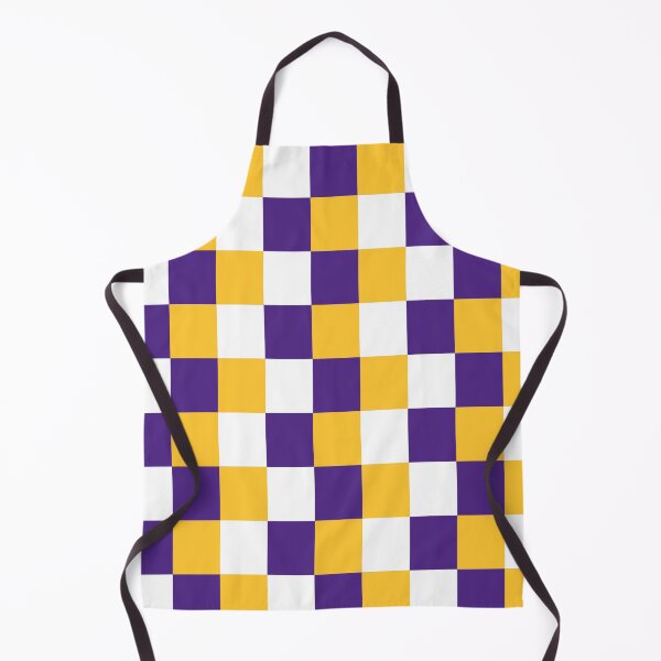Item preview, Minnesota Checkered Pattern in Purple, White and Gold designed and sold by Deutschic.