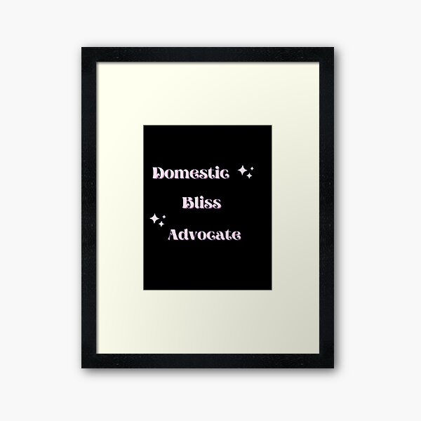 Item preview, Domestic bliss advocate  designed and sold by Rendanimolele.
