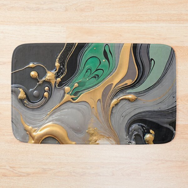 Item preview, Painting Green Cover with Fluid Acrylic Pour Art designed and sold by MrKATORSKI.