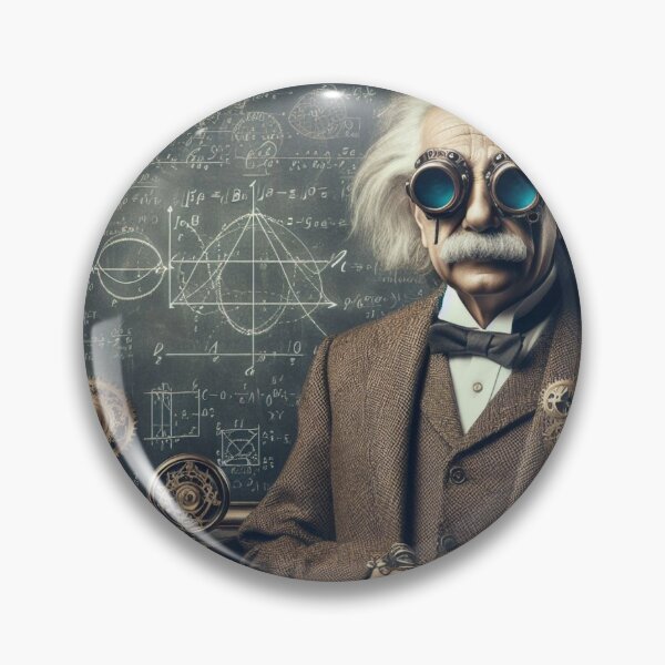 Item preview,  Albert Einstein Steampunk  designed and sold by sevenmountains.