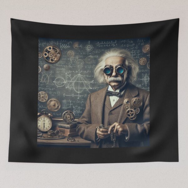 Item preview,  Albert Einstein Steampunk  designed and sold by sevenmountains.