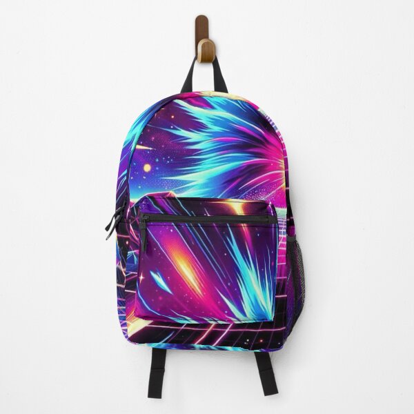 Item preview, Synthwave Supernova Neon Pattern Sticker T-shirt designed and sold by EWNDesigns.