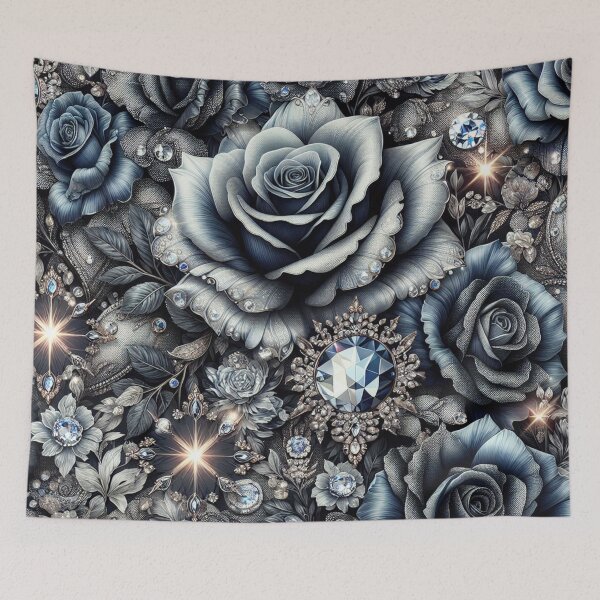 Item preview, Blue Jewels & Roses designed and sold by DesignsByPrnces.