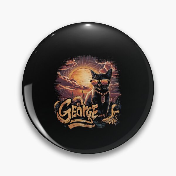 Item preview, George cat name  designed and sold by bukajart.