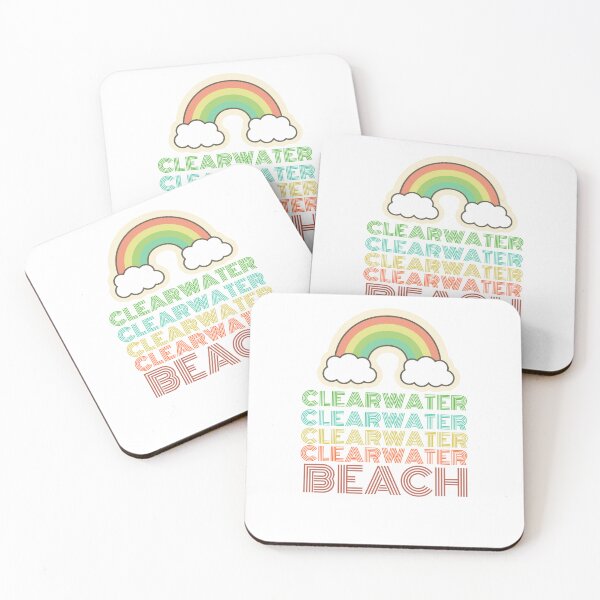 Item preview, Clearwater Beach (Retro) designed and sold by Whackadoodletee.