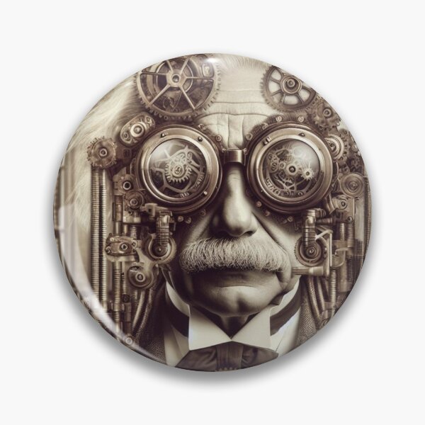 Item preview, Albert Einstein Steampunk  designed and sold by sevenmountains.