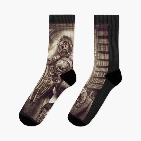 Aperçu de l'œuvre Albert Einstein Steampunk créée et vendue par sevenmountains.