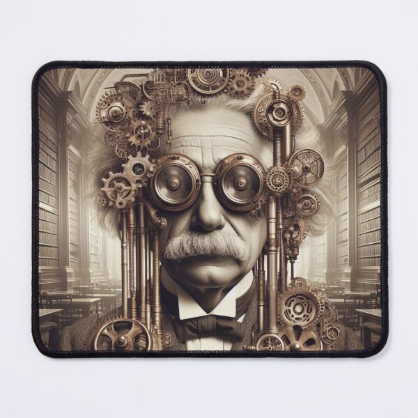 Item preview, Albert Einstein Steampunk  designed and sold by sevenmountains.