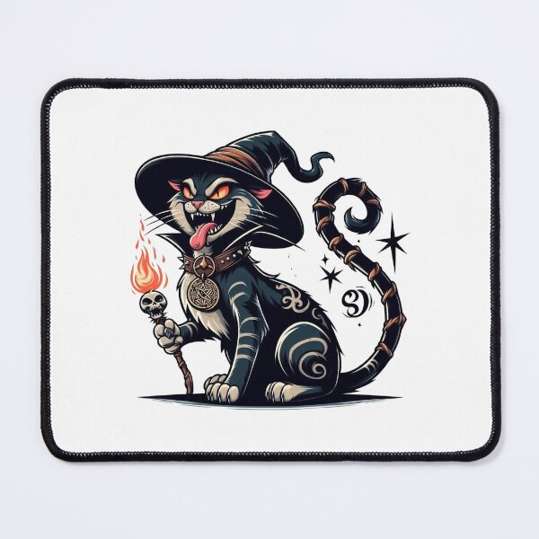 Item preview, cool blue Cursed Cat Alastor design designed and sold by bouslama_shop  ⭐️⭐️⭐️⭐️⭐️.