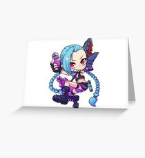Chibi - Jinx Greeting Card