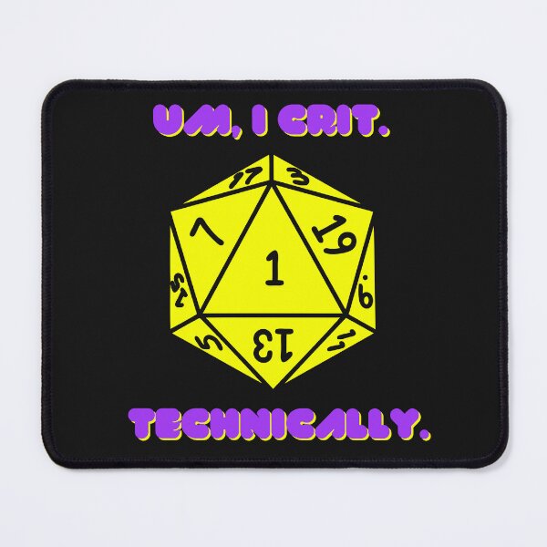 Item preview, Technical Crit (Nat 1) TTRPG designed and sold by Sibling-Revelry.