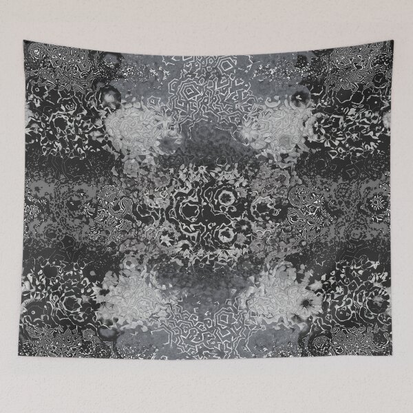 Item preview, Black and Grey Abstraction designed and sold by AleksaDesignMTL.
