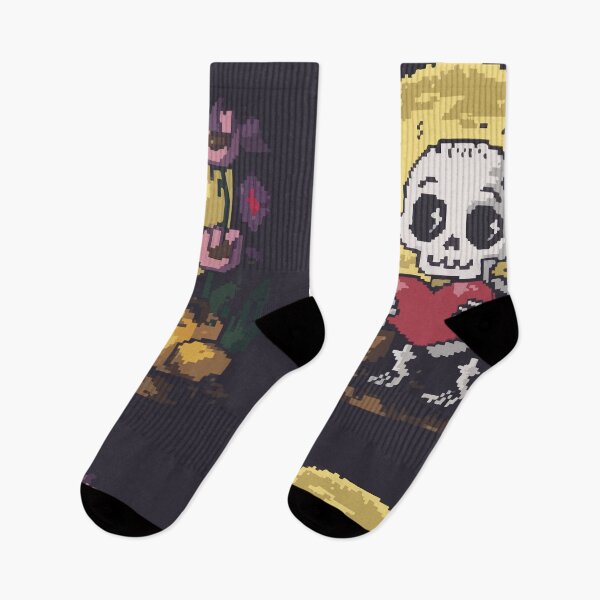 Item preview, Kawaii Skeleton Holding A Heart (Cross Stitch Style) designed and sold by LeftImpressed.