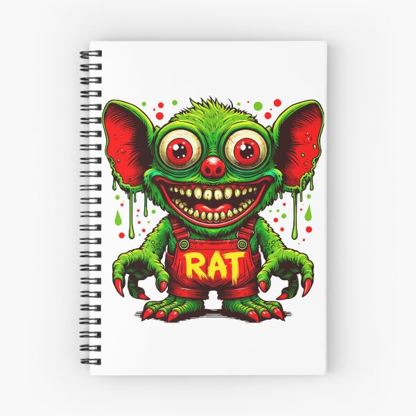 Item preview, Cheeky Green Monster in Red Overalls - Quirky Artwork designed and sold by Designowner.