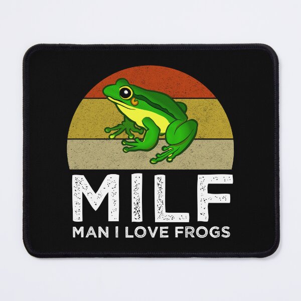 Item preview, MILF - Man I Love Frogs designed and sold by Cat Lady Designs.