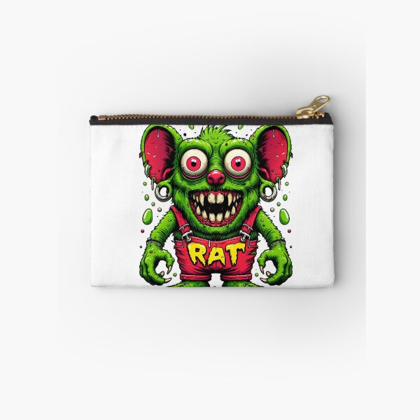 Item preview, Zany Green Rat Monster - Vibrant Cartoon Art designed and sold by Designowner.