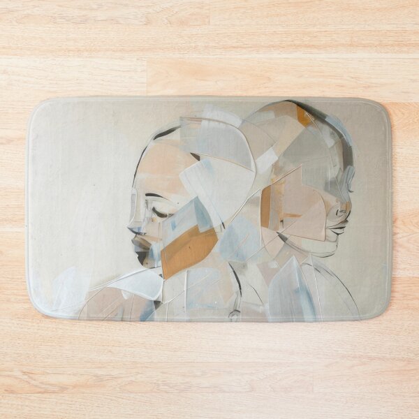 Item preview, Abstract family love - neutral tones beautiful artwork designed and sold by PrettyPinkSkies.
