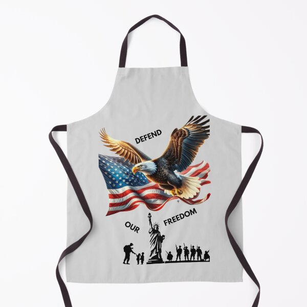 Item preview, Eagle Flies Flag High: Defending Freedom designed and sold by ValorVerse.
