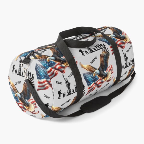 Item preview, Eagle Flies Flag High: Defending Freedom designed and sold by ValorVerse.