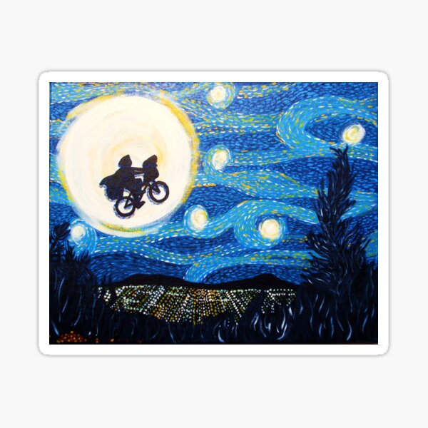 Starry Flight Sticker