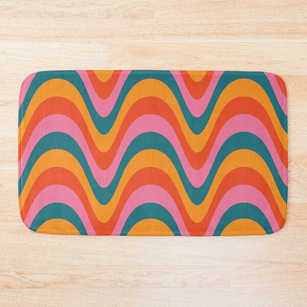 Item preview,   Groovy Retro 70s Pattern in orange, Yellow, Pink and Teal  designed and sold by Yasminepatterns .
