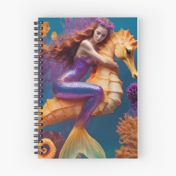 Item preview, Mermaid and Seahorse designed and sold by piscesmermaid.