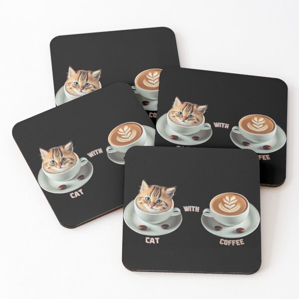Item preview, Cute Cat with coffee I Love My Rotten Ungrateful Cat Bumper Funny Cat Bumper Funny Gifts For Bumper Cat  designed and sold by MatthewViews.