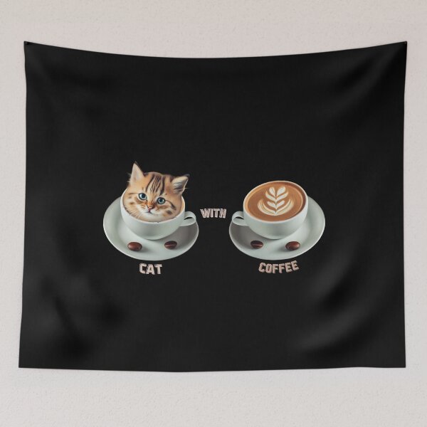 Item preview, Cute Cat with coffee I Love My Rotten Ungrateful Cat Bumper Funny Cat Bumper Funny Gifts For Bumper Cat  designed and sold by MatthewViews.