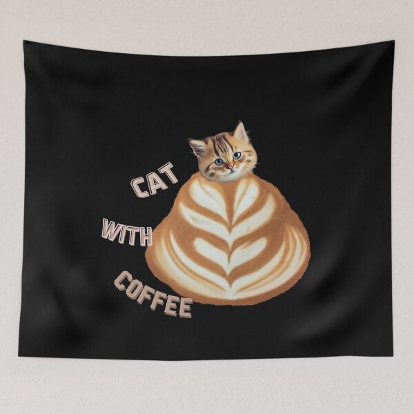 Item preview, Cute Cat With Coffee I Love My Rotten Ungrateful Cat Cute Bumper Funny Gifts For Cat  Bumper for Car designed and sold by MatthewViews.