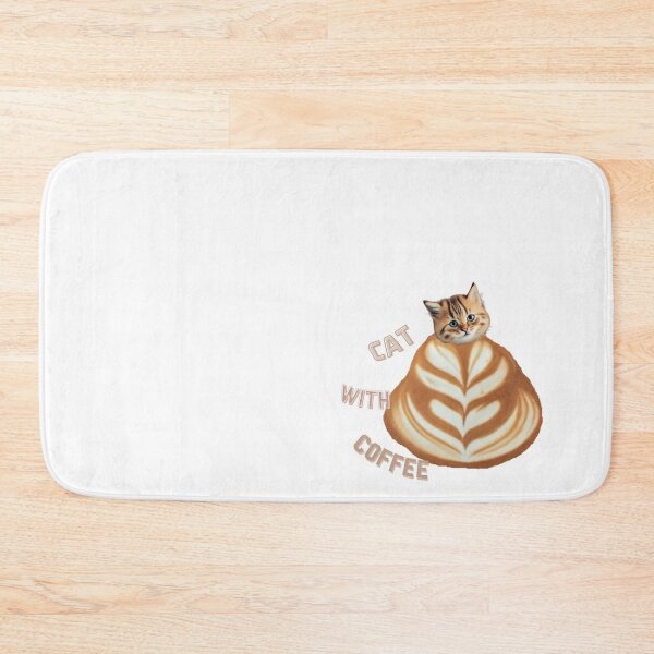 Item preview, Cute Cat With Coffee I Love My Rotten Ungrateful Cat Cute Bumper Funny Gifts For Cat  Bumper for Car designed and sold by MatthewViews.