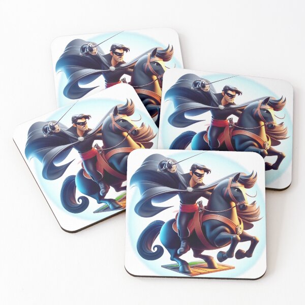 Item preview, Zorro and his Horse: Adventure Companions. Zorro Fan Art. Gifts for Zorro Fans. designed and sold by LilianPixel.