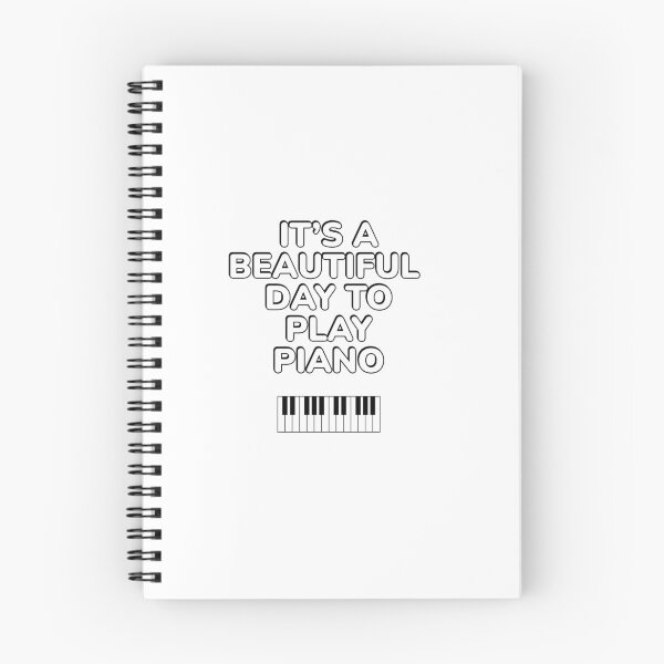 Item preview, Its A Beautiful Day To Play Piano - music lovers designed and sold by Inspirationmotivation.