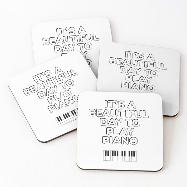 Item preview, Its A Beautiful Day To Play Piano - music lovers designed and sold by Inspirationmotivation.