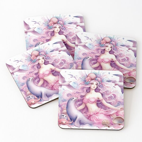 Item preview, Pink Sea Goddess designed and sold by Feathers51.