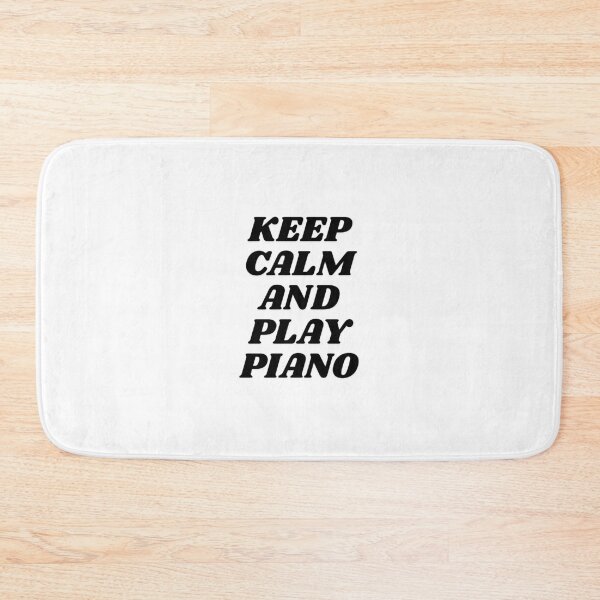 Item preview, Keep Calm and Play Piano  designed and sold by Inspirationmotivation.