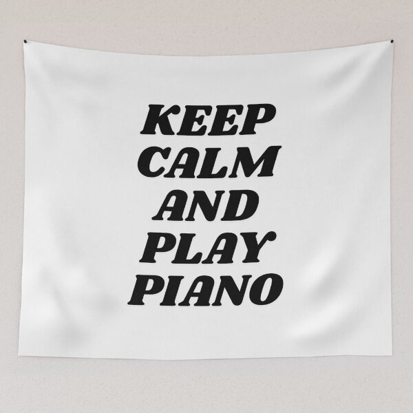 Item preview, Keep Calm and Play Piano  designed and sold by Inspirationmotivation.