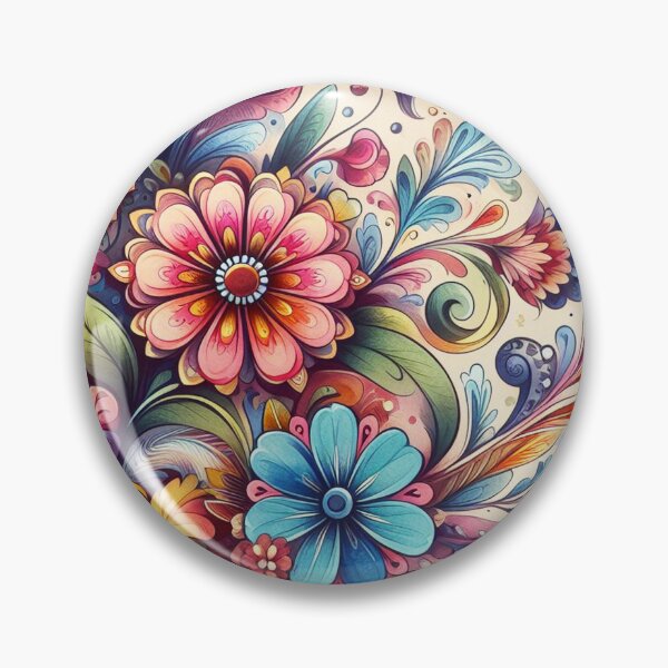 Item preview, Retro Spring Flowers designed and sold by HarmonyandSage.