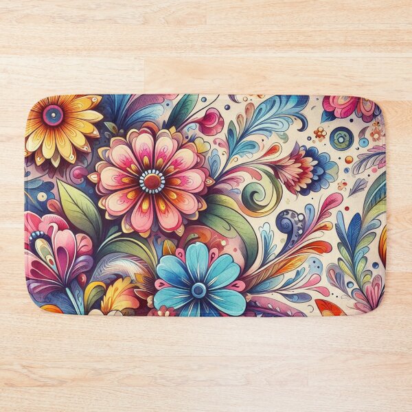 Item preview, Retro Spring Flowers designed and sold by HarmonyandSage.